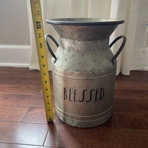 Rae Dunn galvanized can